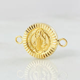 Herraje San Benito 1.1gr / 1.9cm / Oro Amarillo 18K