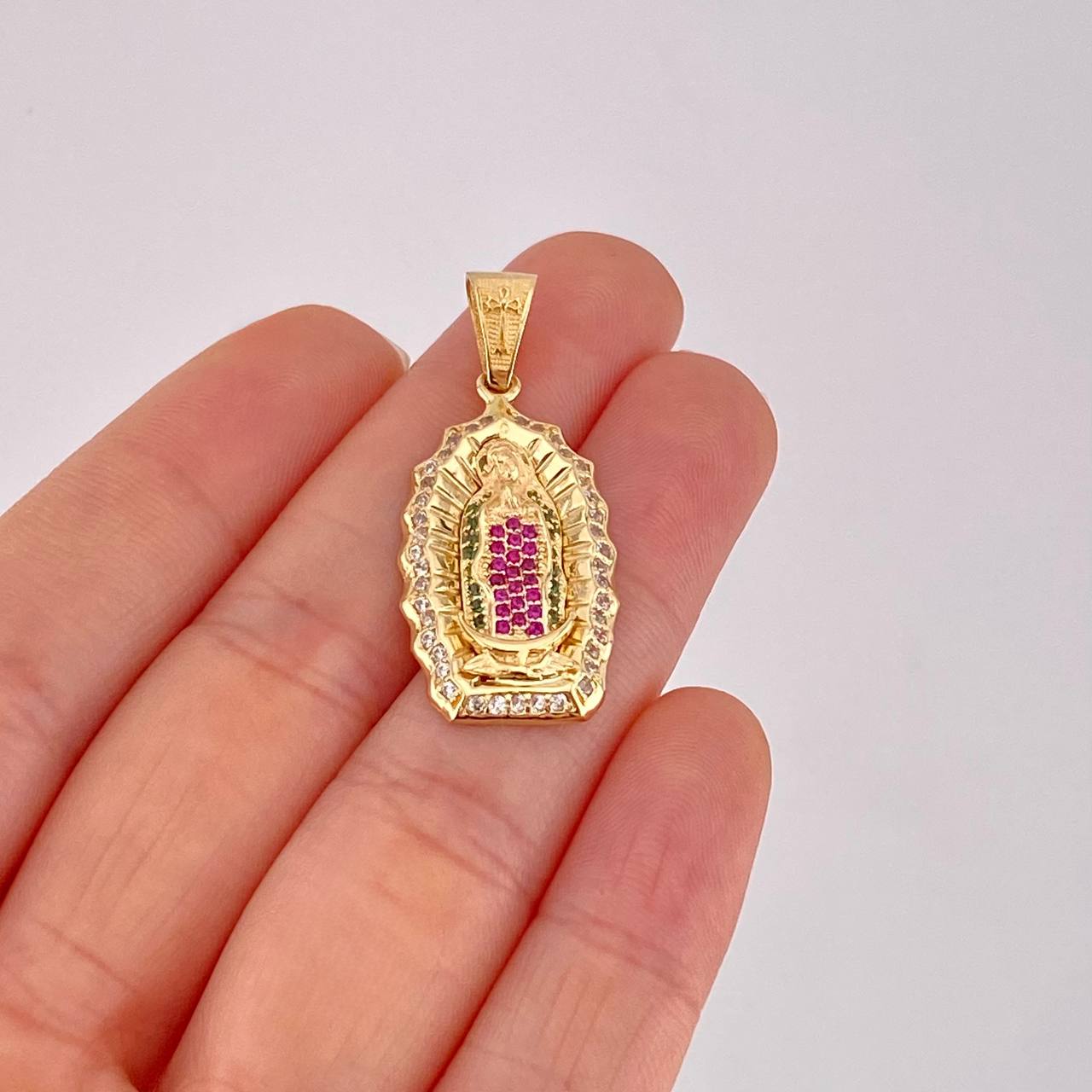 Dije Virgen De Guadalupe 5.15g / 3.6cm Oro Amarillo 18K
