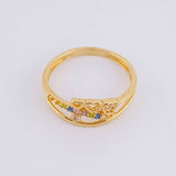 Anillo Corazones Ascendentes 2.3g / T7 1/4 Oro Amarillo 18K