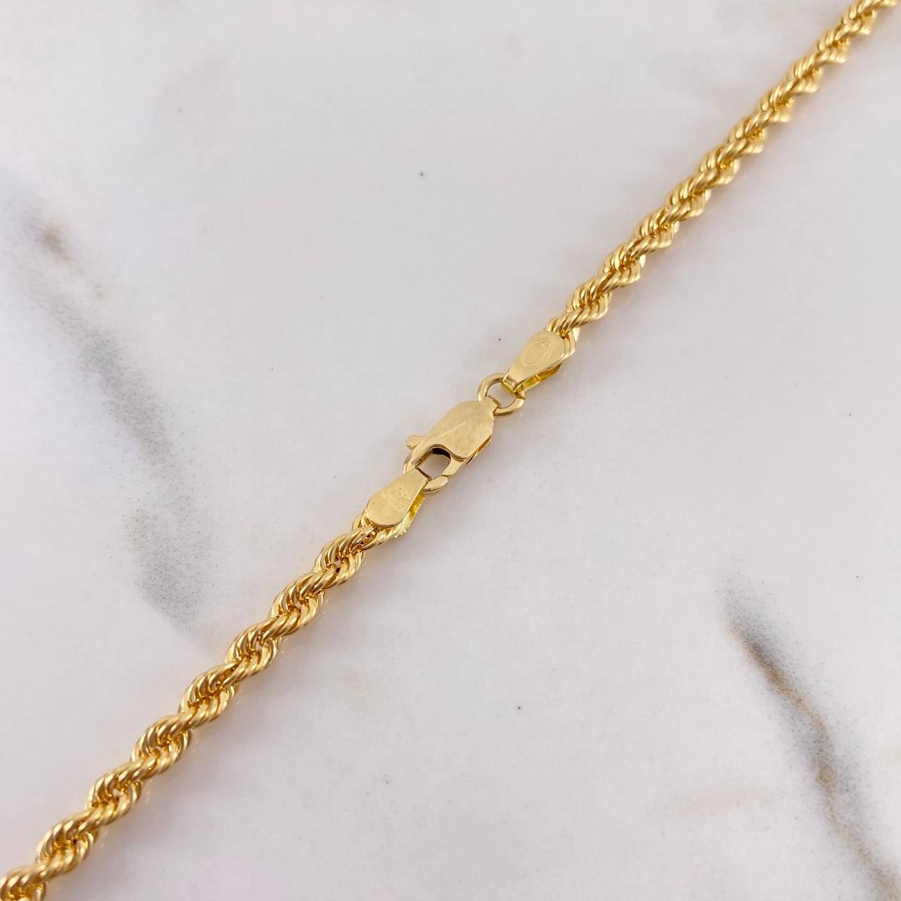 Cadena Lazo 6.9gr / 50cm / 3mm Oro Amarillo +3 18K &
