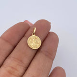 Dije San Benito 0.85gr / 1.7cm / Oro Amarillo 18K &
