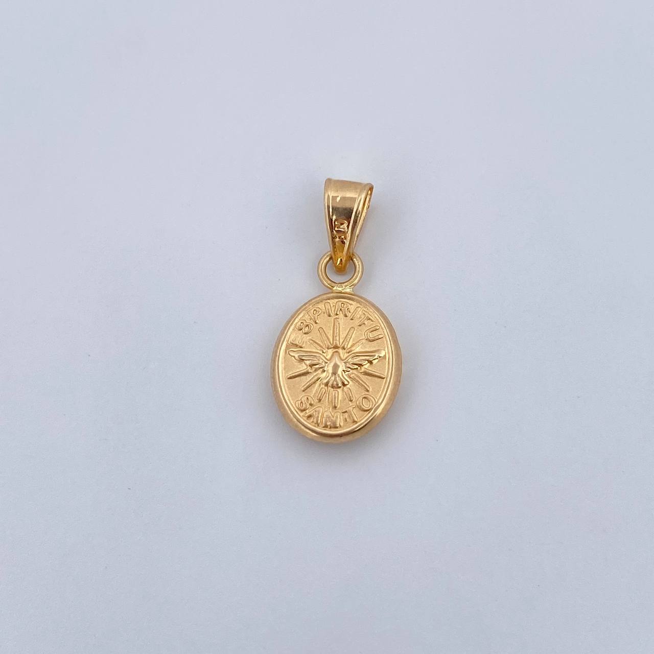 Dije Espiritu Santo 0.45gr / 1.8cm / Troquelado Oro Amarillo 18K &