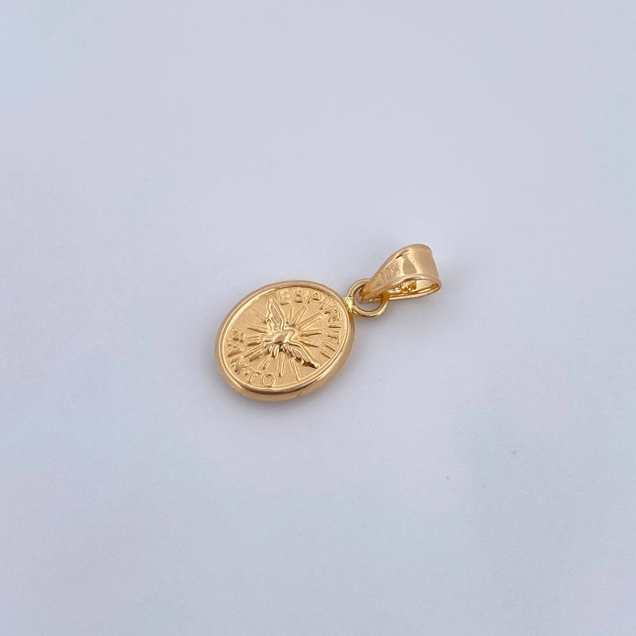 Dije Espiritu Santo 0.45gr / 1.8cm / Troquelado Oro Amarillo 18K &