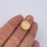 Dije Sagrada Familia 0.85gr / 2.2cm / Troquelado Oro Amarillo 18K &