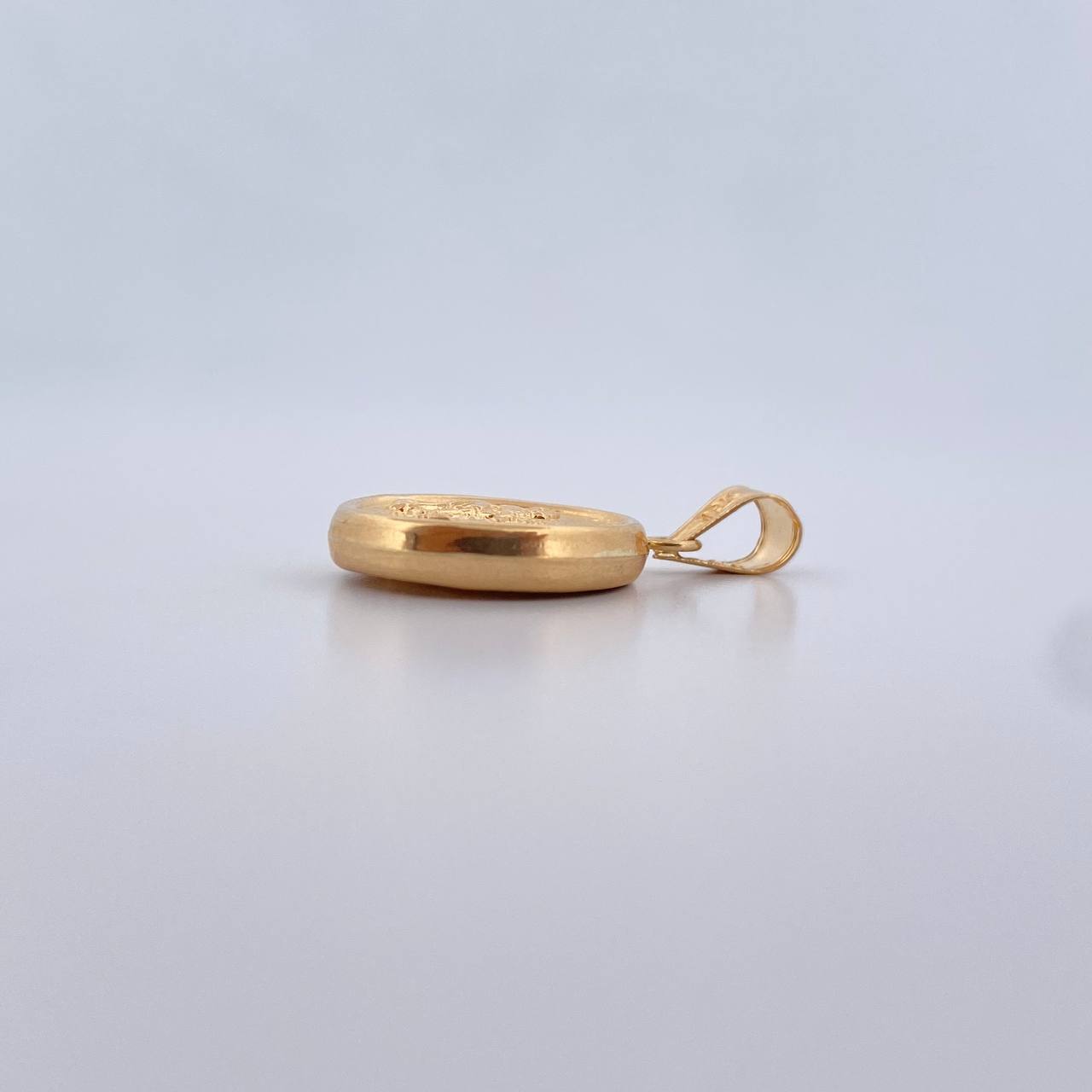 Dije San Miguel Arcangel 1.15gr / 2.5cm / Troquelado Oro Amarillo 18K &