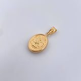 Dije San Miguel Arcangel 1.15gr / 2.5cm / Troquelado Oro Amarillo 18K &