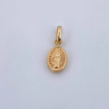 Dije Virgen Maria Auxiliadora 0.35gr / 1.4cm / Troquelado Oro Amarillo 18K &