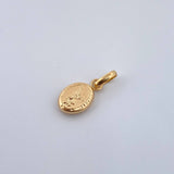Dije San Miguel Arcangel 0.35gr / 1.5cm / Troquelado Oro Amarillo 18K &