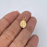 Dije Virge Guadalupe 0.4gr / 1.8cm / Troquelado Oro Amarillo 18K &