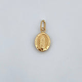 Dije Virgen Guadalupe 0.45gr / 1.8cm / Troquelado Oro Amarillo 18K &