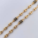 Cadena Rustico Tornillo 16.25gr / 61cm / Oro 18K &