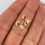 Herraje Familia 1gr / 1.8cm / Oro 18K &