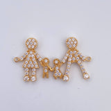 Herraje Familia 1.95gr / 2.6cm / Oro 18K &