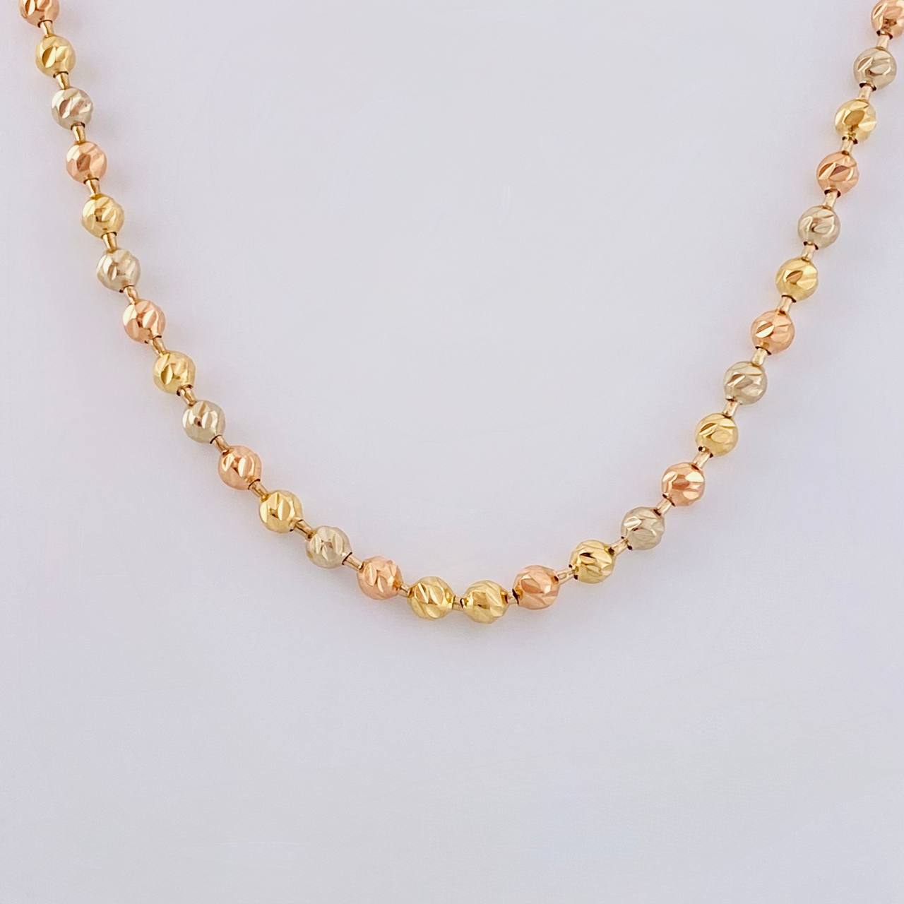 Cadena Militar 17.2 g / 61 cm / 3.1mm Tres Oros 18K