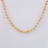 Cadena Militar 17.2 g / 61 cm / 3.1mm Tres Oros 18K
