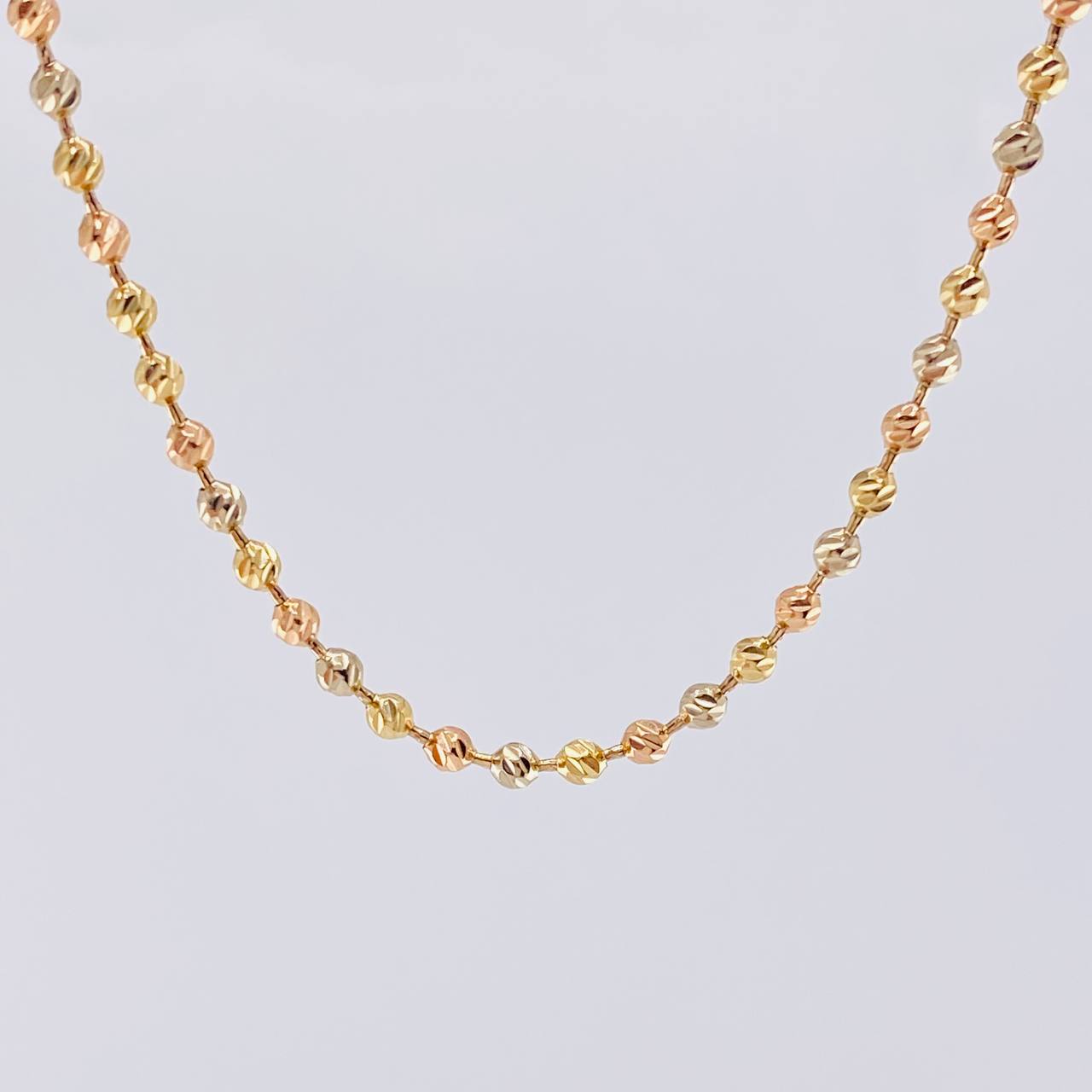 Cadena Militar 17.2 g / 61 cm / 3.1mm Tres Oros 18K
