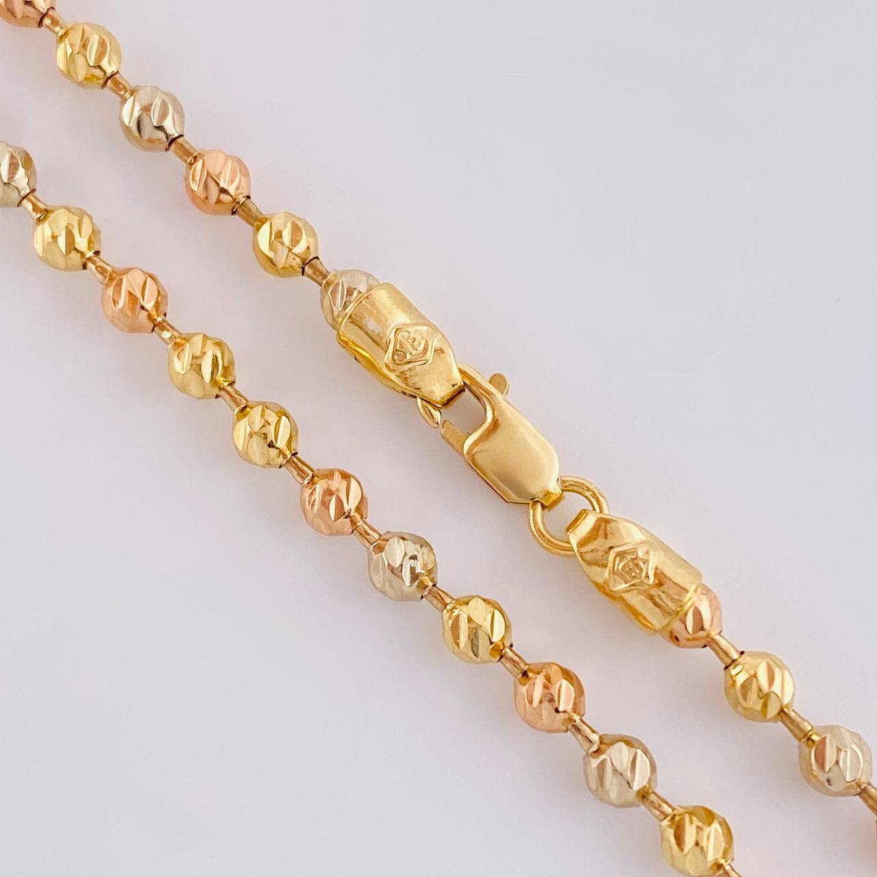 Cadena Militar 17.2 g / 61 cm / 3.1mm Tres Oros 18K