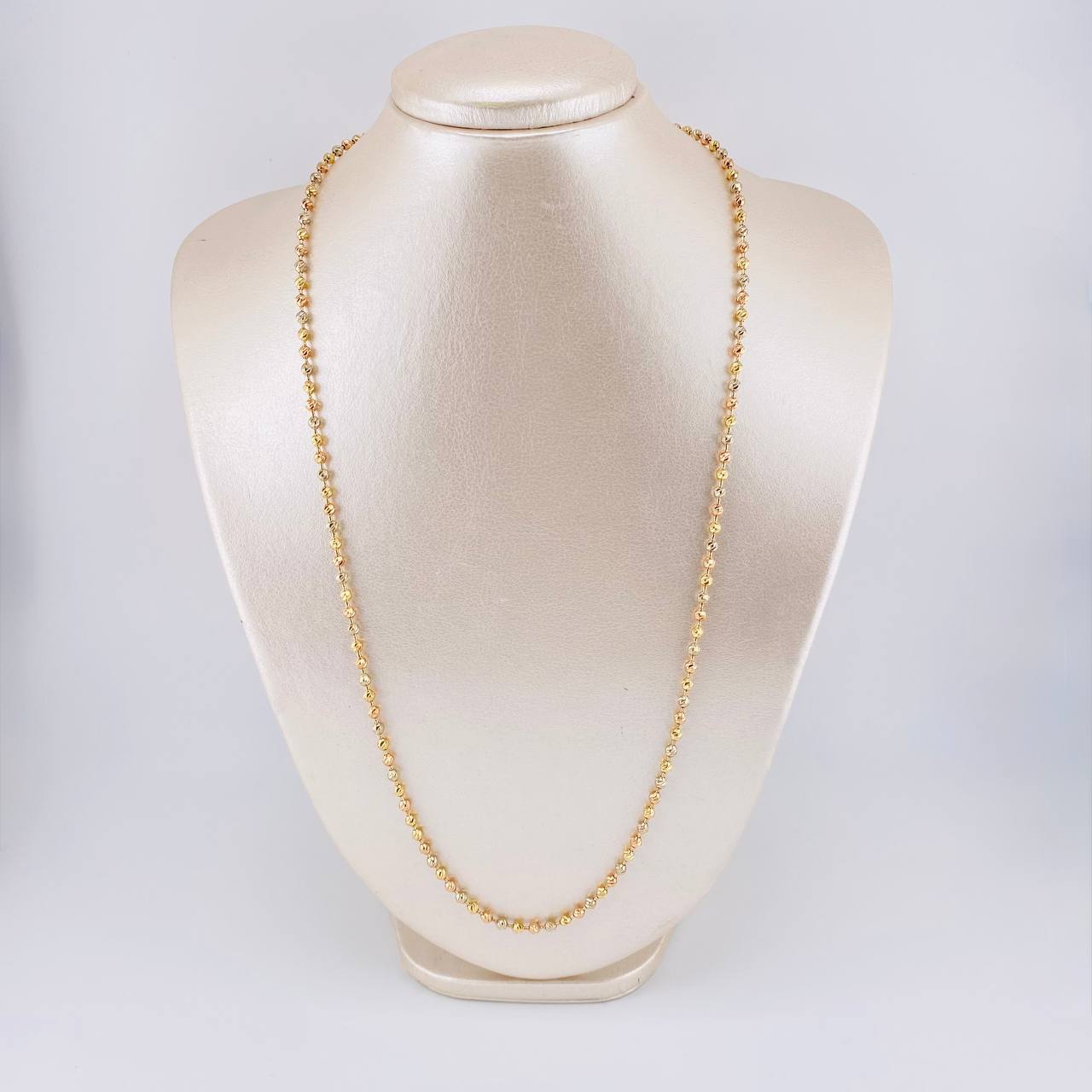 Cadena Militar 17.2 g / 61 cm / 3.1mm Tres Oros 18K