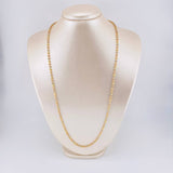 Cadena Militar 17.2 g / 61 cm / 3.1mm Tres Oros 18K