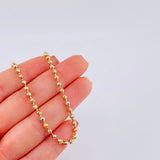 Cadena Militar 17.2 g / 61 cm / 3.1mm Tres Oros 18K