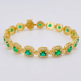 Pulso Tennis 12.8 g / 17.2 cm / 7.45 mm Oro Amarillo 18K
