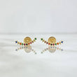 Topos Arco Estela 0.8gr / 1.5cm / Circones Multicolor Oro Amarillo 18K