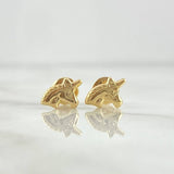 Topos Cabeza Unicornio 0.6gr / 7mm Oro Amarillo 18K