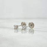 Topos Caja 0.7gr / 3mm Diamantes Blancos 10pts Oro Blanco 18K (Joya) ©