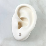 Topos Caja 0.7gr / 3mm Diamantes Blancos 10pts Oro Blanco 18K (Joya) ©
