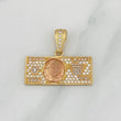 Dije One Dolar 3.8 g / 2.2 cm Tres Oros 18K
