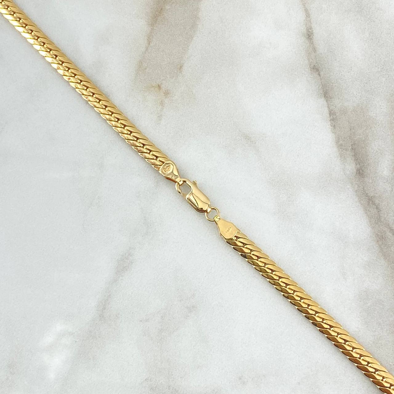 Cadena Serpiente 15.7gr / 60cm / 4.8mm Oro Amarillo +3 18K ©