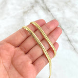 Cadena Serpiente 15.2gr / 60cm / 5mm Oro Amarillo +3 18K