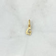 Dije Letra G Cursiva 0.4gr / 1.6cm / Lisa Oro Amarillo 18K