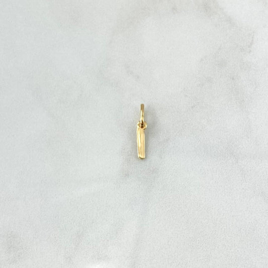 Dije Letra I Cursiva 0.3gr / 1.6cm / Oro Amarillo 18K