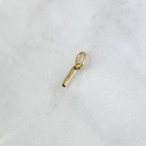 Dije Letra I Cursiva 0.3gr / 1.6cm / Oro Amarillo 18K