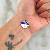 Herraje Millonarios 1.7gr / 1.5cm / Oro Amarillo 18K *