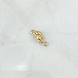 Herraje Oso Mano Arriba 0.6gr / 1.5cm / Oro Amarillo 18K *
