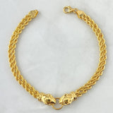Pulso Lazo Puma 7.2gr / 19cm / 5mm Oro Amarillo +4 18K ©
