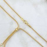 Cadena Cola De Raton Colgantes 5gr / 40cm / 1.3mm Oro Amarillo +4 18K ©