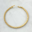 Pulso Tennis 12.75gr / 18cm / 2.6mm Circones Blancos Oro Amarillo  Nac.Esp.18K *