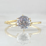 Anillo Solitario Chispa Individual 1.35gr / T5 1/2 / Oro 18K ©