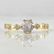 Anillo Solitario Rombos 1.65gr / T7 1/4 / Oro 18K ©