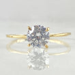 Anillo Solitario 1.35gr / T7 / Oro 18K ©