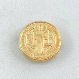 Herraje San Benito 0.9gr / 2.4cm / Oro 18K