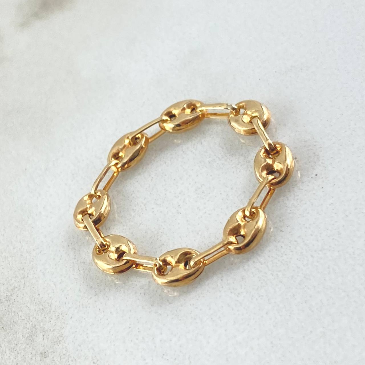 Anillo GC 0.9gr / T7 1/2 - T8 / Oro 18K