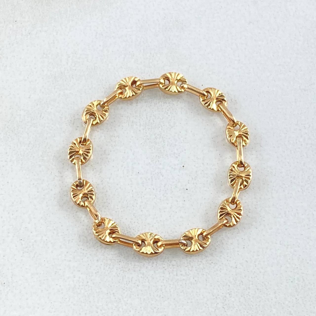 Anillo GC 0.75gr / T7 1/2 - T8 / Oro 18K