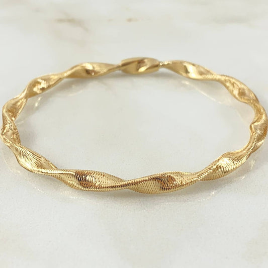 Pulso Recticulado Entorchado 1.85gr / 19cm / +4 Oro 18K