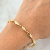 Pulso Recticulado Entorchado 1.8gr / 19cm / +4 Oro 18K ©