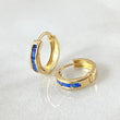 Candongas Carril 0.85gr / Oro Amarillo 18K ©