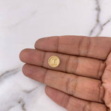 Herraje Letra I 0.5gr / 1cm / Oro Amarillo 18K #